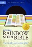 Rainbow Study Bible in Brown LeatherTouch