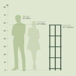 Furinno 5-Tier Corner Display Rack - Black/Grey