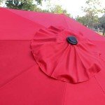 Sunnyglade 9' Red Patio Umbrella for Mancave