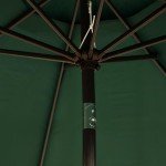 Dark Green 9' Patio Umbrella with Tilt & Crank