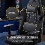Corsair TC100 Racing-Inspired Gaming Chair - Black