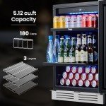 Yeego 24" Beverage Cooler for Home & Bar