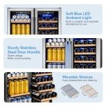30" Dual Zone Wine and Beverage Cooler