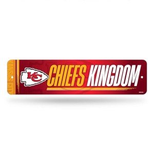 Kansas City Chiefs Metal Street Sign for Mancave