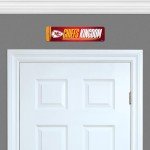 Kansas City Chiefs Metal Street Sign for Mancave