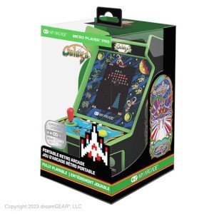 Mini Galaga Arcade Machine: 2 Retro Games