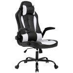 Ergonomic Gaming Chair with Lumbar Support - White