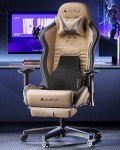 Ergonomic Racing Style Gaming Chair with Footrest