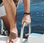 Men's Double Strand Black Leather Bracelet