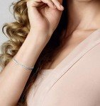 Italian 925 Sterling Silver Diamond-Cut Cuban Link Bracelet