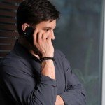 Men's Double Strand Black Leather Bracelet