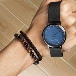 Men's Beaded Bracelet Set - Tiger Eye & Obsidian