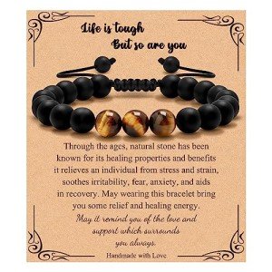 Mancave Tiger Eye Healing Bracelets for Men