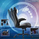 Ergonomic Gaming Chair with Lumbar Support - White