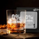 Patriots Cave 0% Liberal Bourbon Whiskey Glass