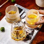 Premium Crystal Whiskey Glasses Set of 3