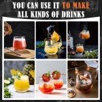 Set of 6 Non-Lead Crystal Whiskey Glasses