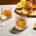 Premium Crystal Whiskey Glasses Set of 3