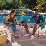 Acapulco 3-Piece Outdoor Bistro Set – Gray