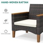 Cozy 4-Piece Patio Furniture Set for Mancave