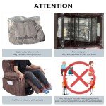 YI DANICA Modern Heated Massage Recliner Chair