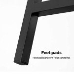 VASAGLE Set of 2 Rustic Bar Stools