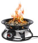 21-Inch Portable 58,000 BTU Propane Fire Pit