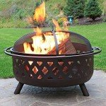 Sunnydaze 36-Inch Bronze Wood-Burning Fire Pit