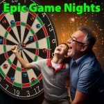 Giant 36" Dart Board for Family Fun