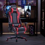 GTRACING Bluetooth Gaming Chair with Footrest & Speakers