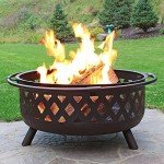 Sunnydaze 36-Inch Bronze Wood-Burning Fire Pit