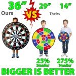 Giant 36" Dart Board for Family Fun
