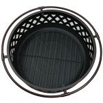 Sunnydaze 36-Inch Bronze Wood-Burning Fire Pit