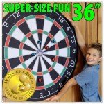 Giant 36" Dart Board for Family Fun