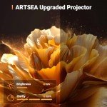 ARTSEA Mini Projector: Portable HD Movie Experience