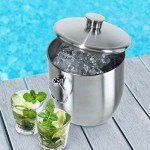 OGGI Insulated Stainless Steel Ice Bucket - 3 qt