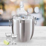 OGGI Insulated Stainless Steel Ice Bucket - 3 qt