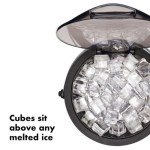 Brushed Stainless Steel Ice Bucket with Tongs