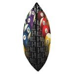 8-Ball Pool Team Throw Pillow for Mancaves