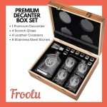 Personalized Whiskey Decanter Set with Glasses