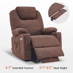 MCombo Power Lift Recliner Sofa with Massage & Heat