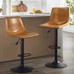 Adjustable Swivel Bar Stools Set of 2