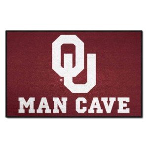 Oklahoma Sooners Man Cave Accent Rug - 19" x 30