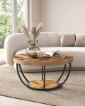 LITTLE TREE 32” Round Industrial Coffee Table