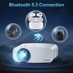1080P Portable Outdoor Bluetooth Movie Projector
