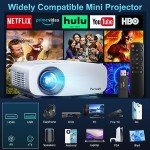 1080P Portable Outdoor Bluetooth Movie Projector