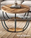 LITTLE TREE 32” Round Industrial Coffee Table
