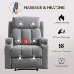 Comfy Recliner Chair with Massage and Heat