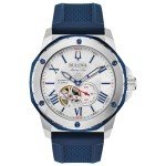 Bulova Men's Marine Star Automatic Watch with Silicone Strap