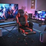 Shahoo Gaming Chair with Footrest and Massage